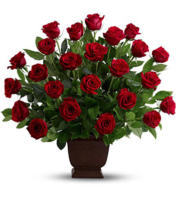 Teleflora's Rose Tribute from Rees Flowers & Gifts in Gahanna, OH